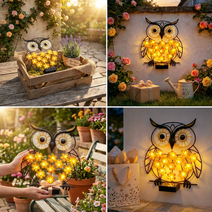 OwlGlow™ – Die Solar-Wanddeko die Nachts Automatisch Leuchtet