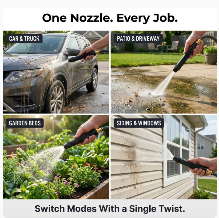 HydroBlast™ – Profi-Reinigung direkt am Gartenschlauch