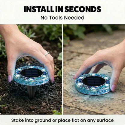 MosaicGlow™ – Solar-Gartenleuchten für Magische Abende