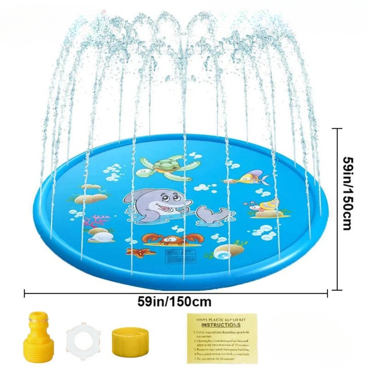 SplashPad™ – Wasserpark im Garten in 5 Minuten