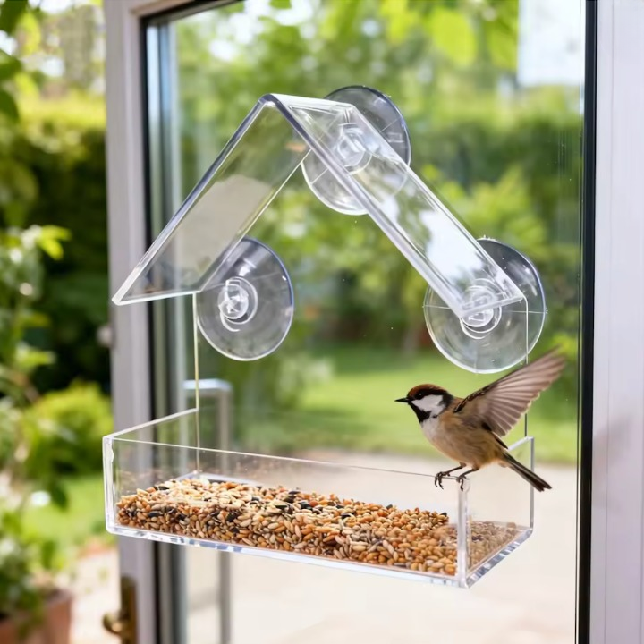 BirdView™ – Transparenter Vogelfutterspender