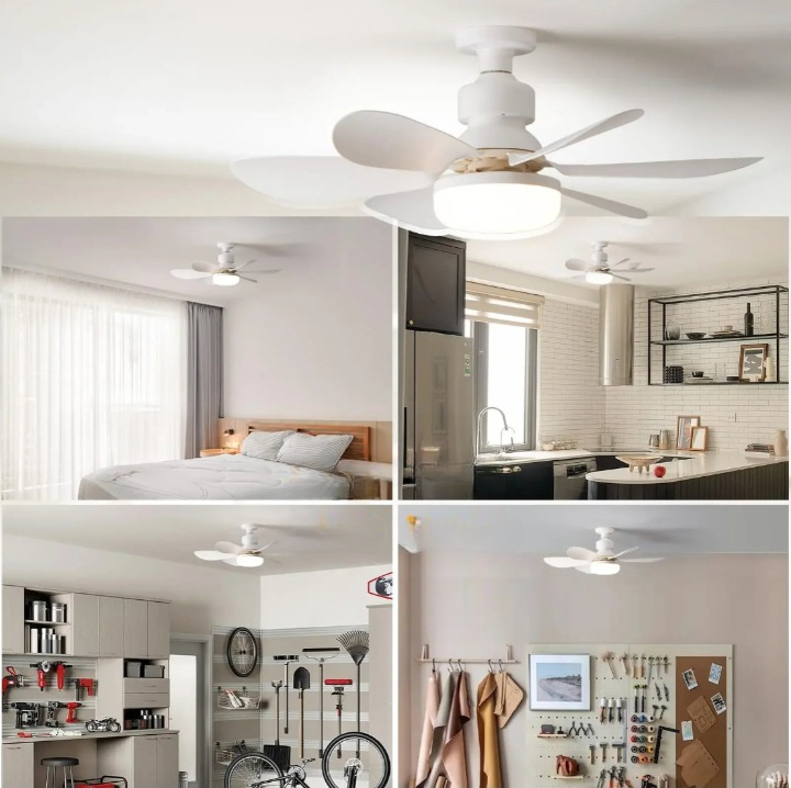 AirGlow™ – 2-in-1 Deckenventilator mit LED-Lampe und Fernbedienung