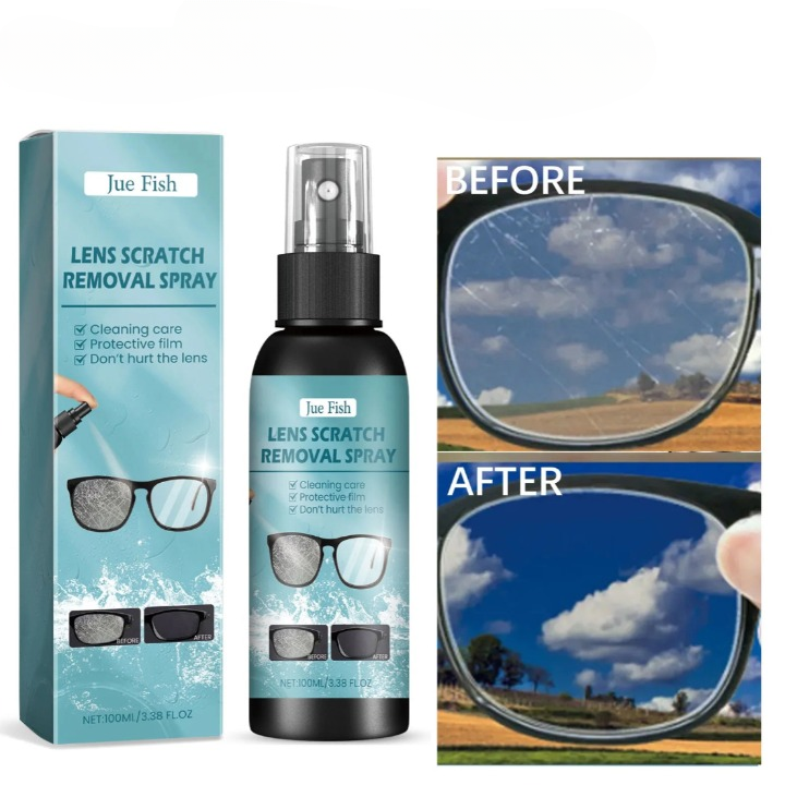 ClearLens™ – Kratzentferner-Spray für Brillengläser