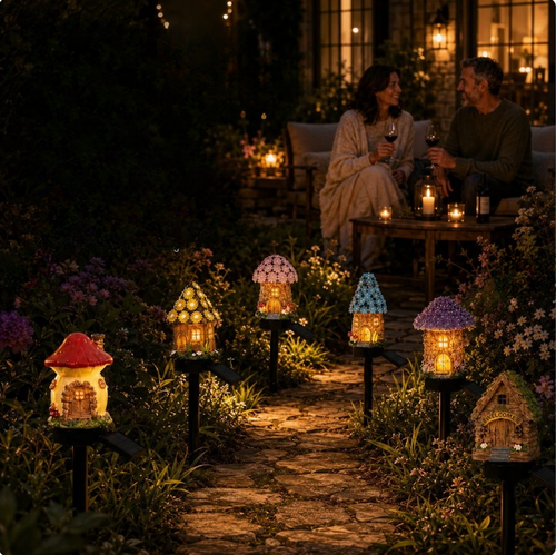 FairyMoss™ – Solar Paddestoelhuisje für den Garten