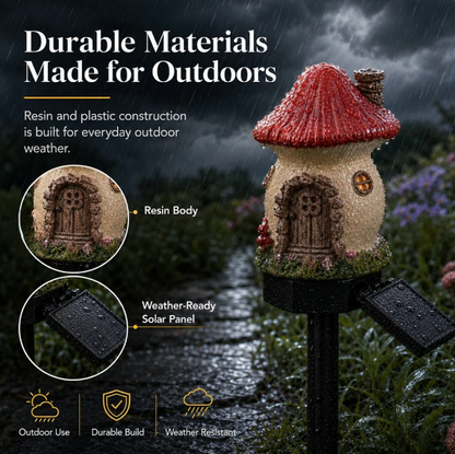 FairyMoss™ – Solar Paddestoelhuisje für den Garten
