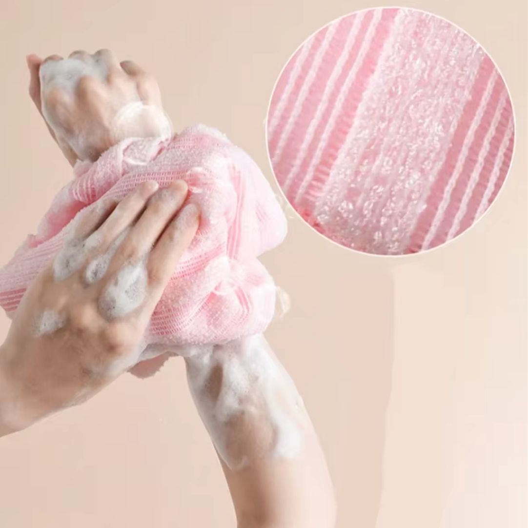 SilkScrub™ – Japanisches Peeling-Waschtuch
