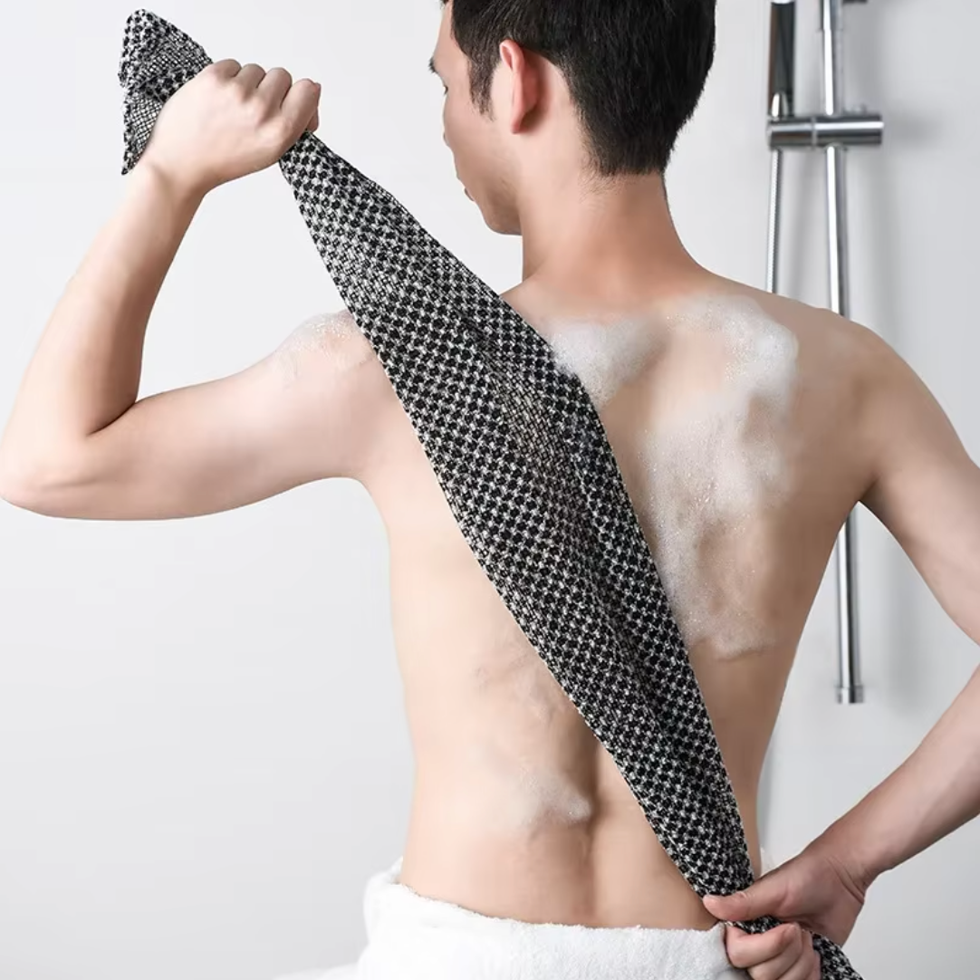 SilkScrub™ – Japanisches Peeling-Waschtuch