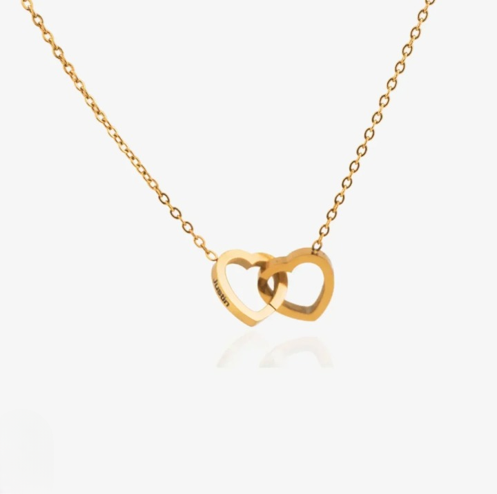 Beara Namenskette Gold Detailansicht