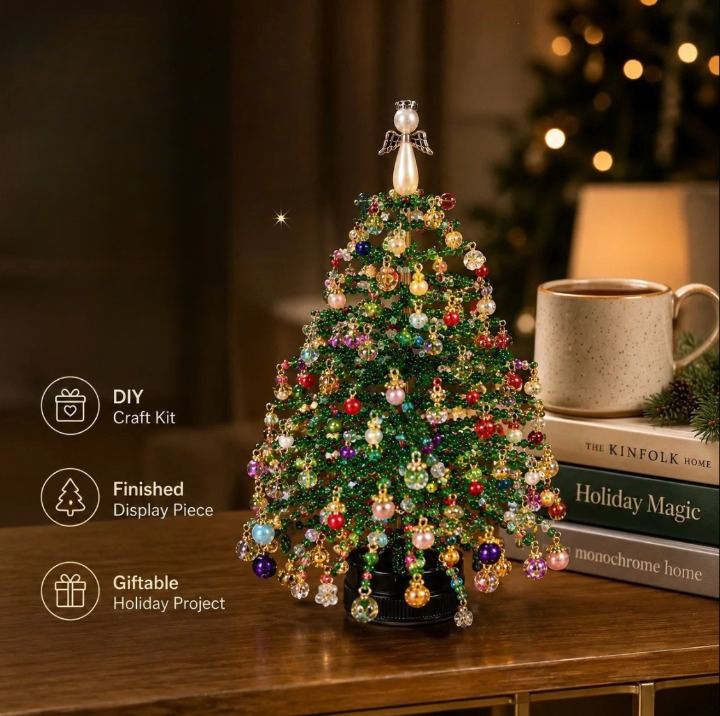 Perluma – DIY-Perlenbaum mit LED-Licht