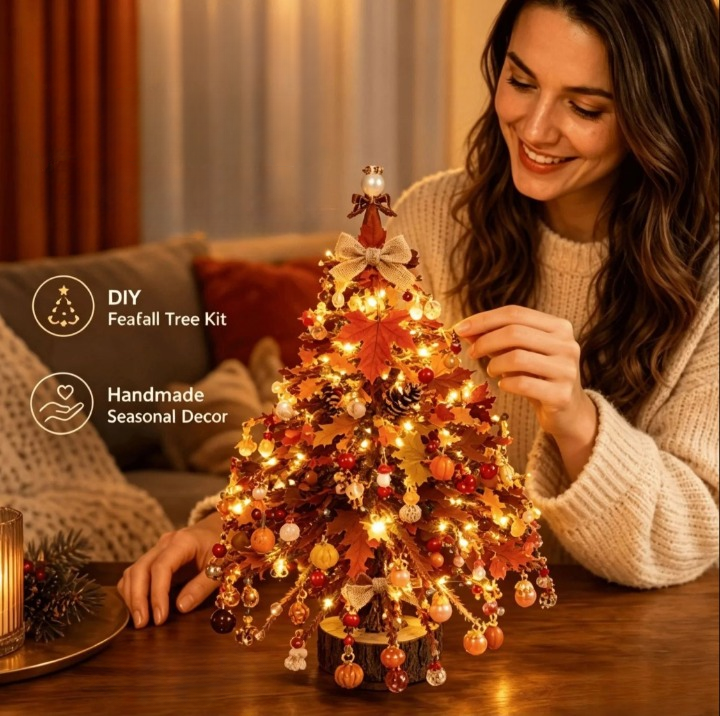 Perluma – DIY-Perlenbaum mit LED-Licht