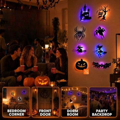 Spookala – Beleuchtete Halloween-Wandsticker