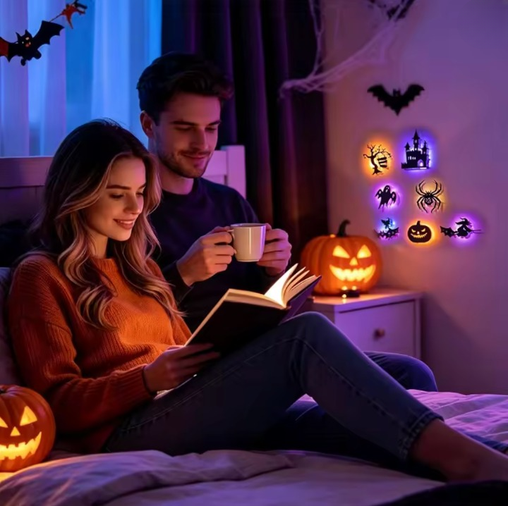 Spookala – Beleuchtete Halloween-Wandsticker