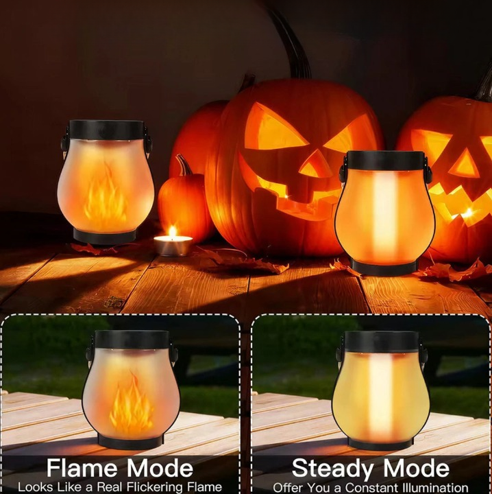 Flamora – Solar-Flammenlaterne für Garten & Terrasse