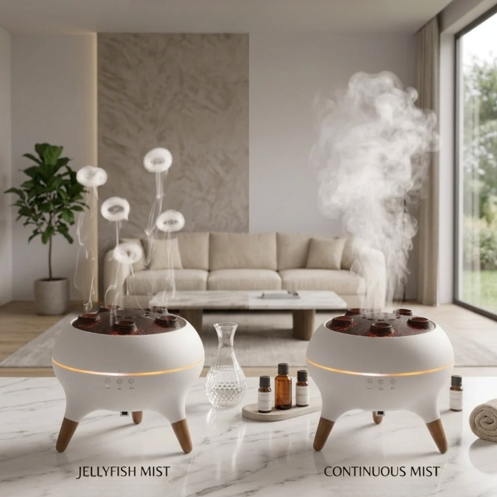 Quallux – Quallen-Luftbefeuchter mit Aromadiffusor