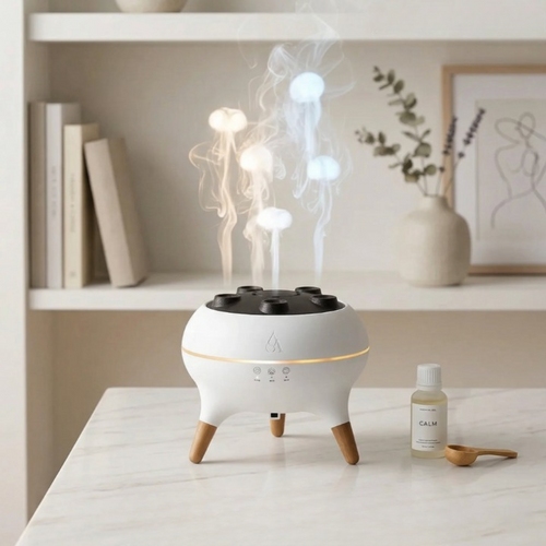 Quallux – Quallen-Luftbefeuchter mit Aromadiffusor