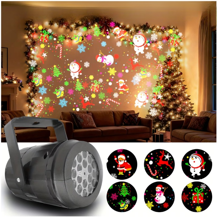 Sternlicht – Rotierender Weihnachts-Laserprojektor