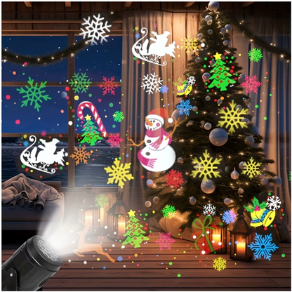 Sternlicht – Rotierender Weihnachts-Laserprojektor
