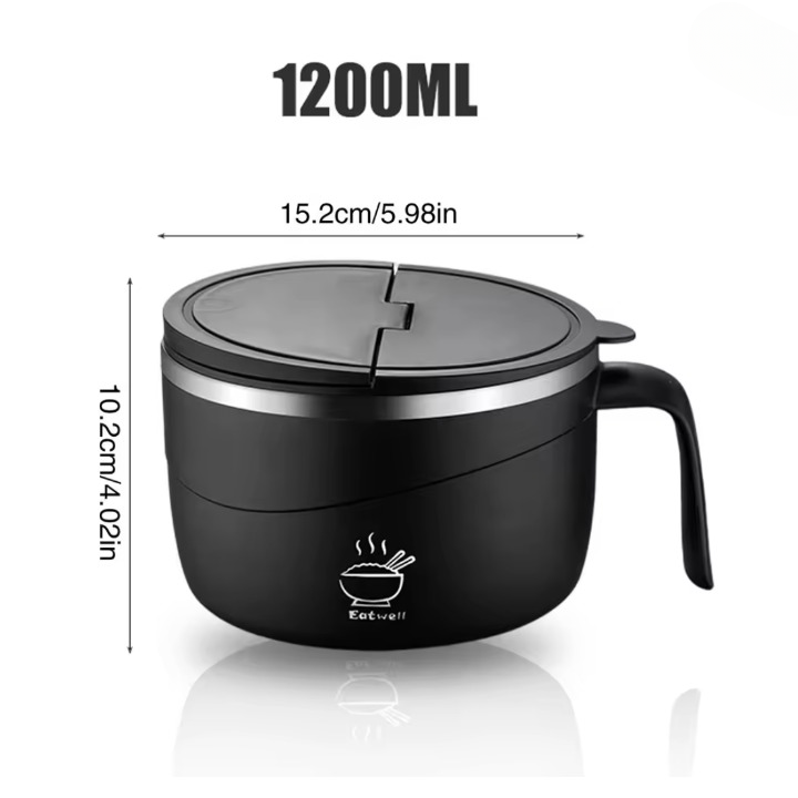 NudelMate Ramen-Becher mit Deckel