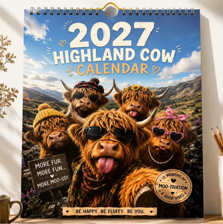 Highland Humor Wandkalender 2027