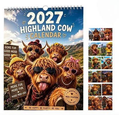 Highland Humor Wandkalender 2027