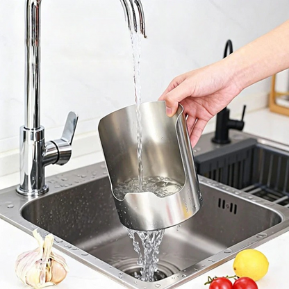 DualRest – Edelstahl Utensilienhalter mit Schneidebretthalterung