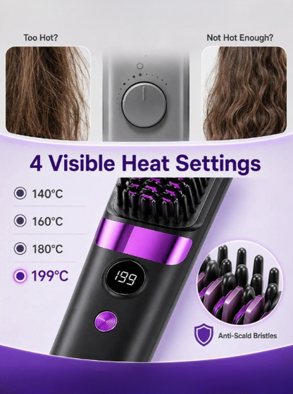 HeatGlide – Elektrische Haarglättungsbürste