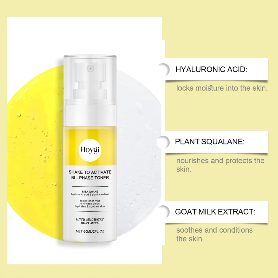 Bi-Phase Toner Hydro-Spray: Sofortige Haut-Balance