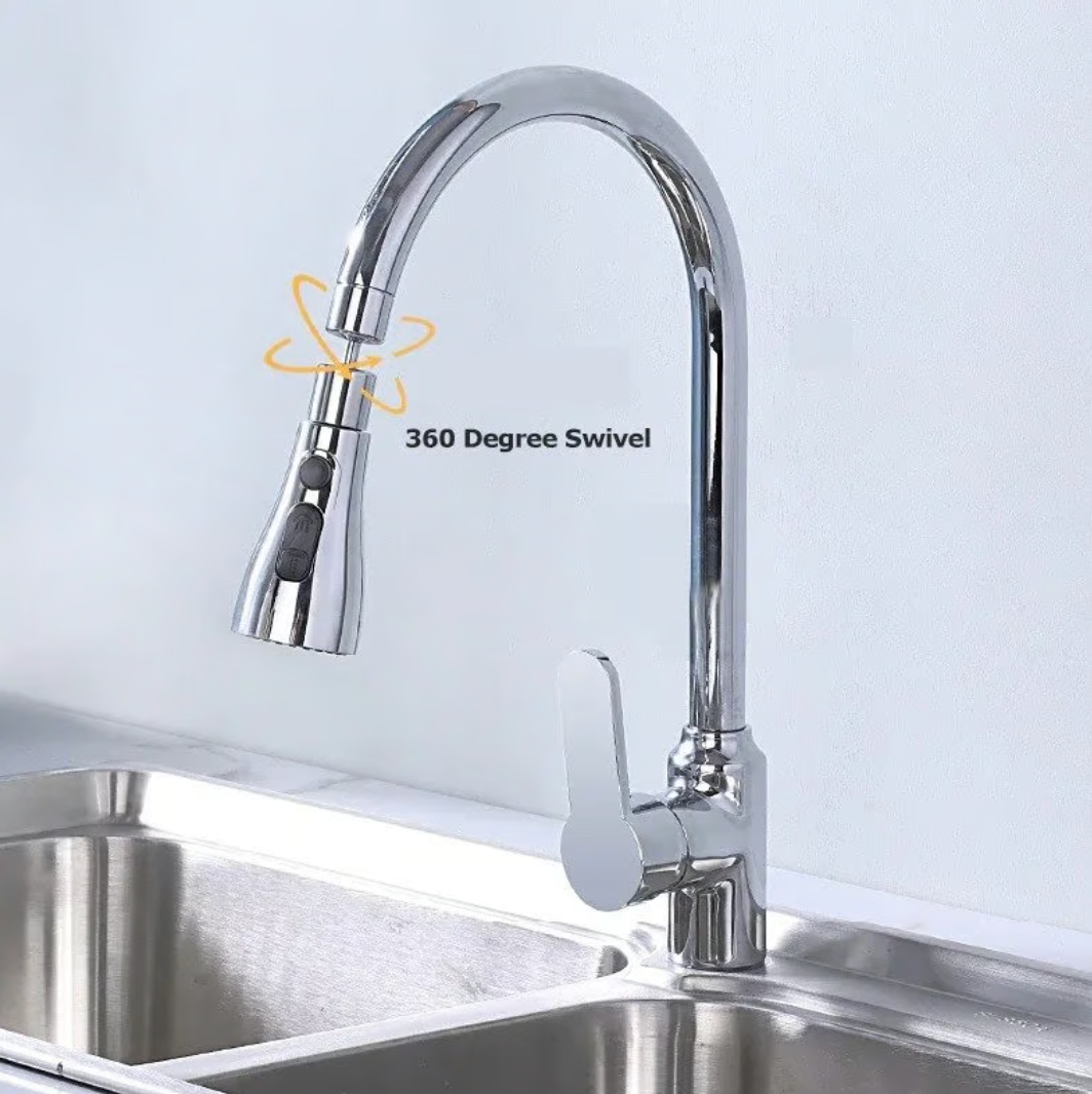 AquaFlex™ 3-in-1 – 720° Hochdruck-Hahnaufsatz