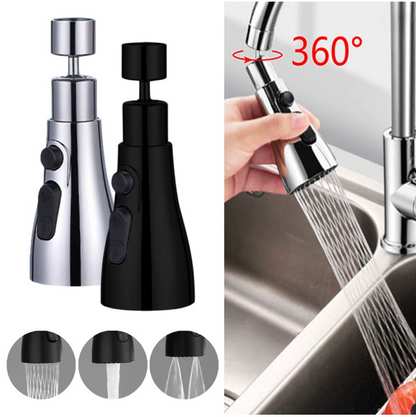 AquaFlex™ 3-in-1 – 720° Hochdruck-Hahnaufsatz