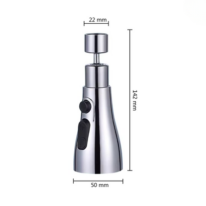 AquaFlex™ 3-in-1 – 720° Hochdruck-Hahnaufsatz
