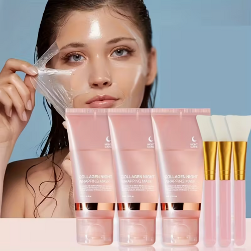 Kollagen-Boosting Nachtmaske | Jüngere Haut in nur 7 Tagen!
