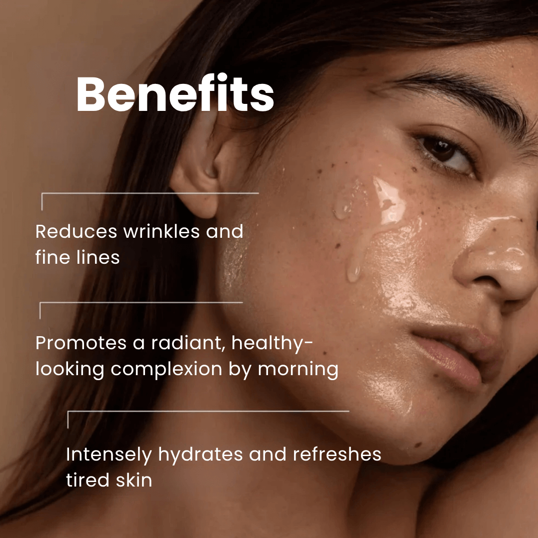 Kollagen-Boosting Nachtmaske | Jüngere Haut in nur 7 Tagen!