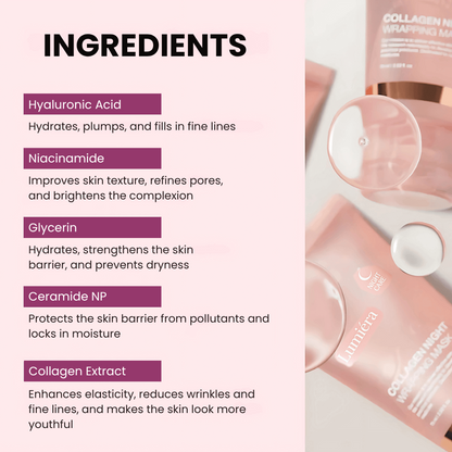 Kollagen-Boosting Nachtmaske | Jüngere Haut in nur 7 Tagen!