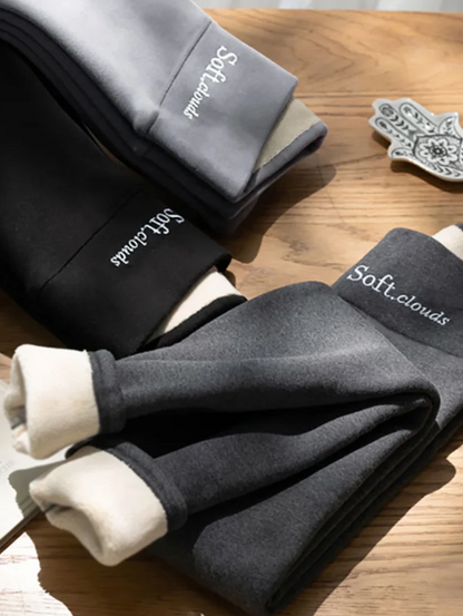 KuschelWolke® Gefütterte Fleece-Leggings