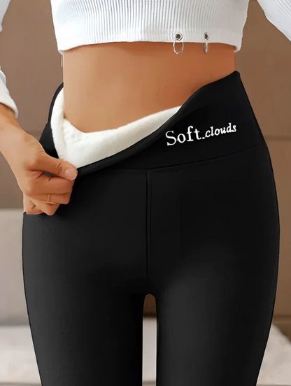 KuschelWolke® Gefütterte Fleece-Leggings