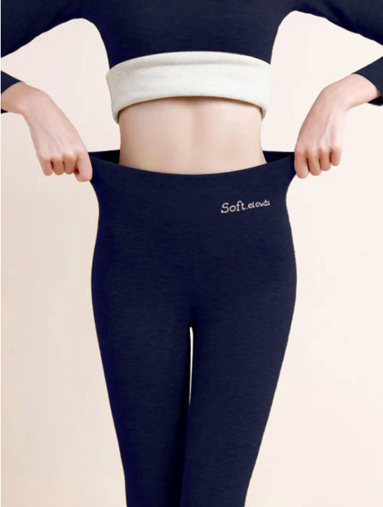 KuschelWolke® Gefütterte Fleece-Leggings