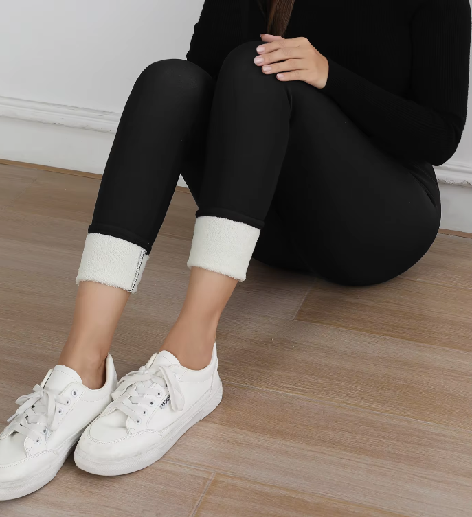 KuschelWolke® Gefütterte Fleece-Leggings