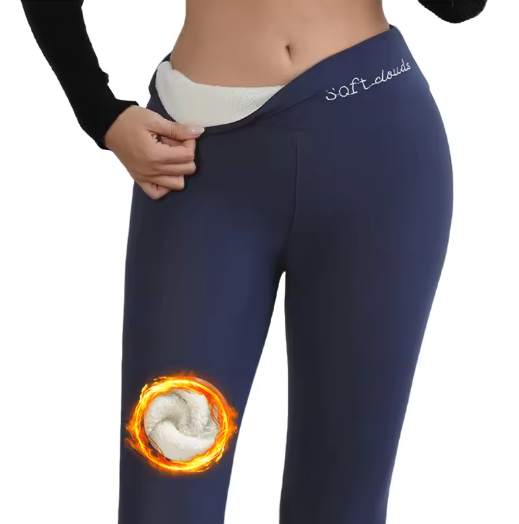KuschelWolke® Gefütterte Fleece-Leggings