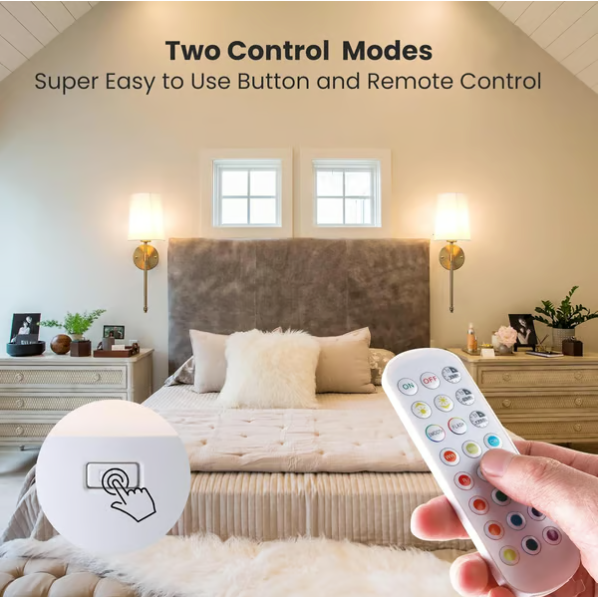 Wiederaufladbare Glühbirnen mit Fernbedienung