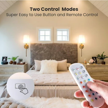 Wiederaufladbare Glühbirnen mit Fernbedienung