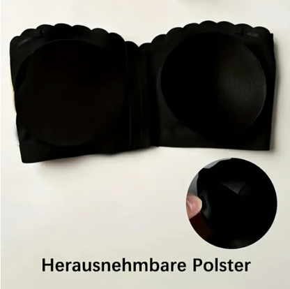 Trägerloser Bandeau-BH mit Frontverschluss