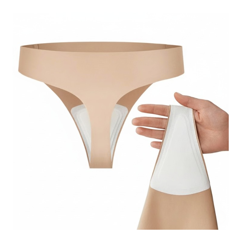 4-Teiliges Set Tangas mit Kamelzehenabdeckung