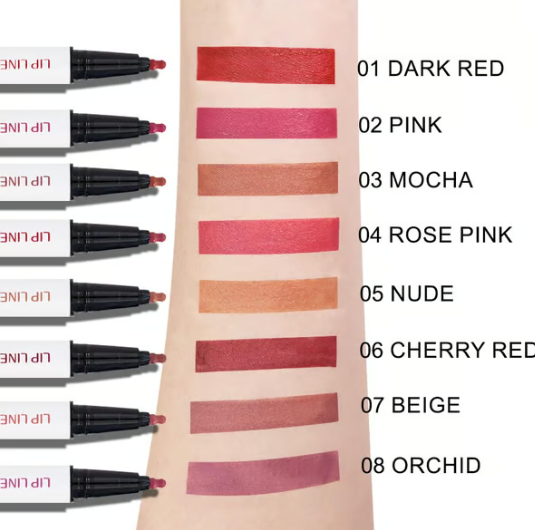 Langlebiger flüssiger Lippenkonturenstift