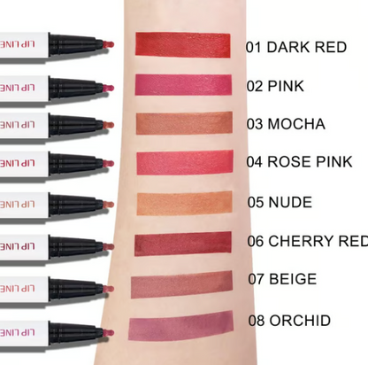 Langlebiger flüssiger Lippenkonturenstift