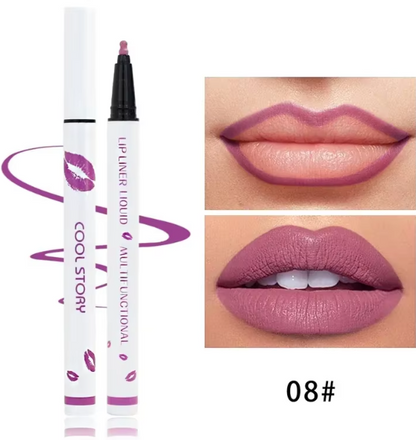 Langlebiger flüssiger Lippenkonturenstift