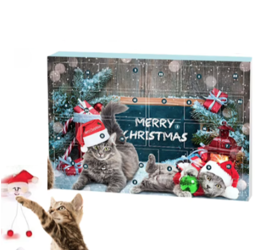 Adventskalender 2025 – Interaktives Katzenspielzeug