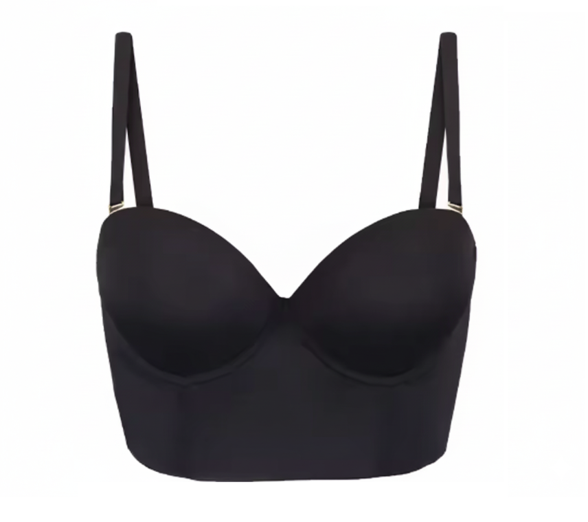 Trägerloser BH mit tiefem Rückenausschnitt