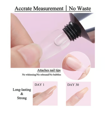 Magic Solid Nagelkleber-Set 3-in-1 Nagelkunst-Sets