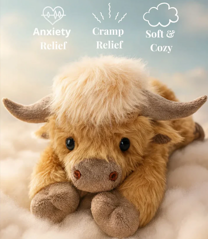 Gewichtete Kuh-Plüschfigur