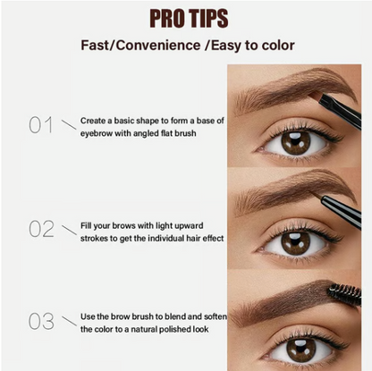 Wasserfestes getöntes Brauengel